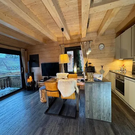 Blockhuette Im Harz Mit Sauna Und Kamin Nyaraló