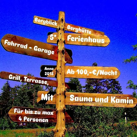 Blockhuette Im Harz Mit Sauna Und Kamin Hébergement de vacances Goslar