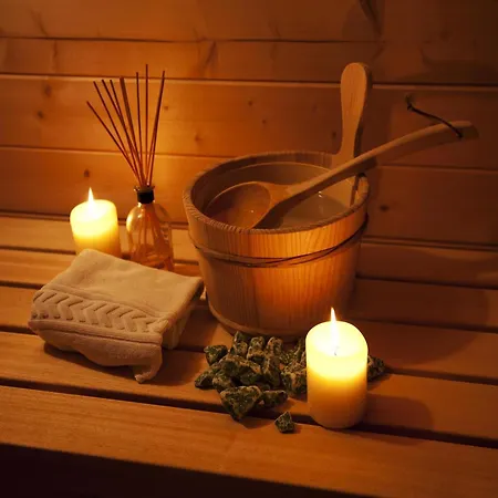 Blockhuette Im Harz Mit Sauna Und Kamin Goslar