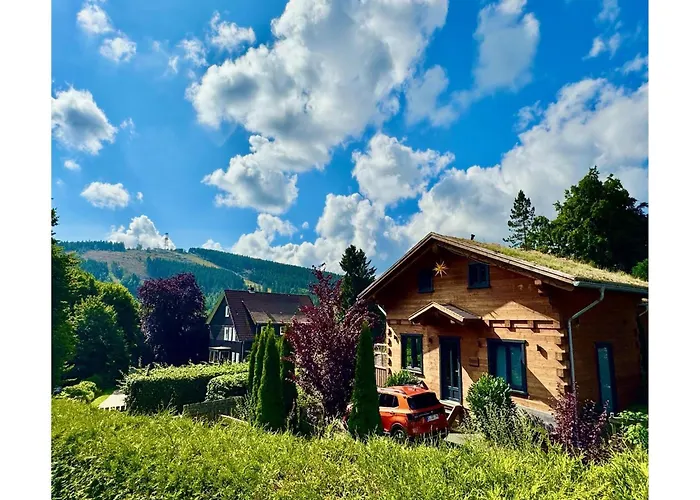 Nyaraló Blockhuette Im Harz Mit Sauna Und Kamin *